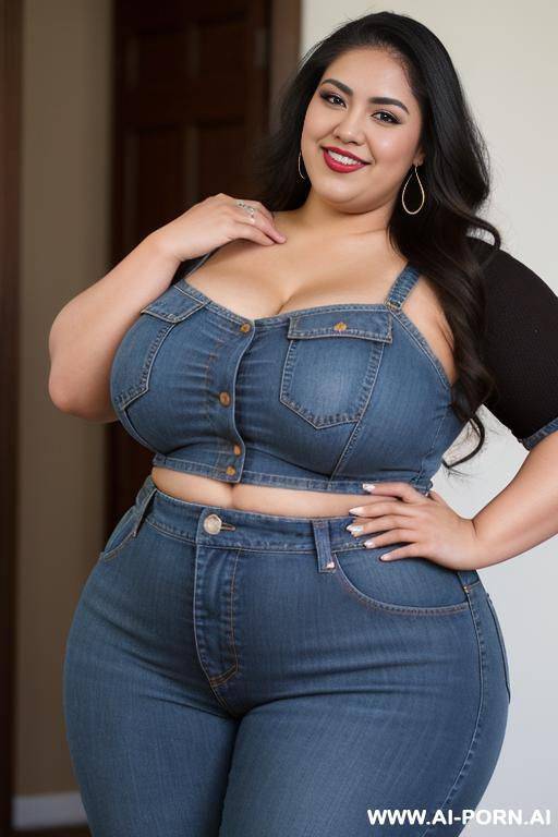 mexican, chola, chicana, wide hips, extra thicc, long hair - #main