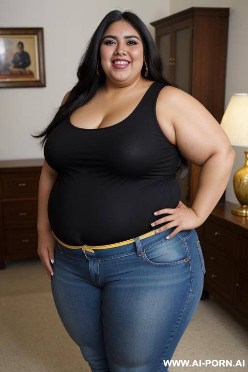 extremely hot supermodel, mexican, bimbo, eyeliner, great makeup, big eyes, long hair, extra thicc, hourglass bbw - #main