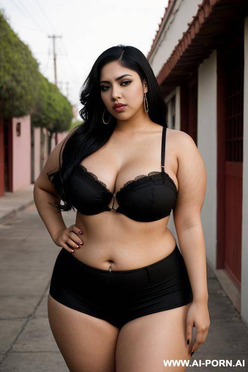 mexican, chola, rap woman, big hips, extra thicc - #main