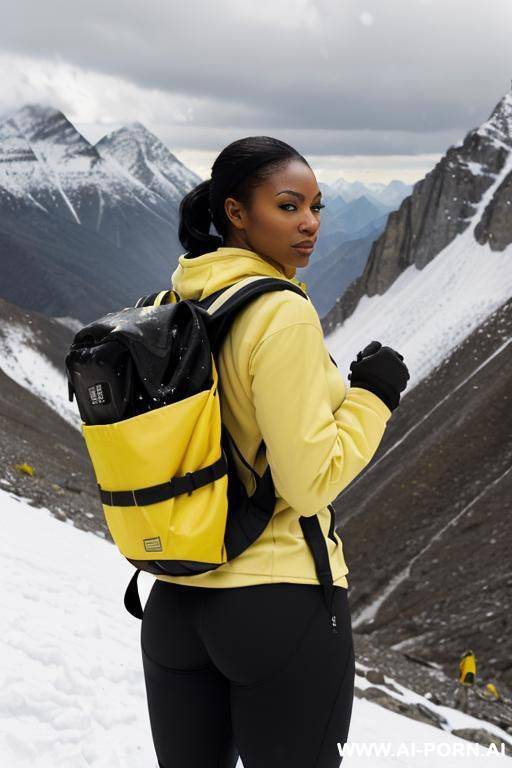 ((((really big backpack on her back)))) ((((bright yellow eyes)))) - #main