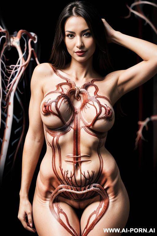 (((arteries showing through skin))) - #main