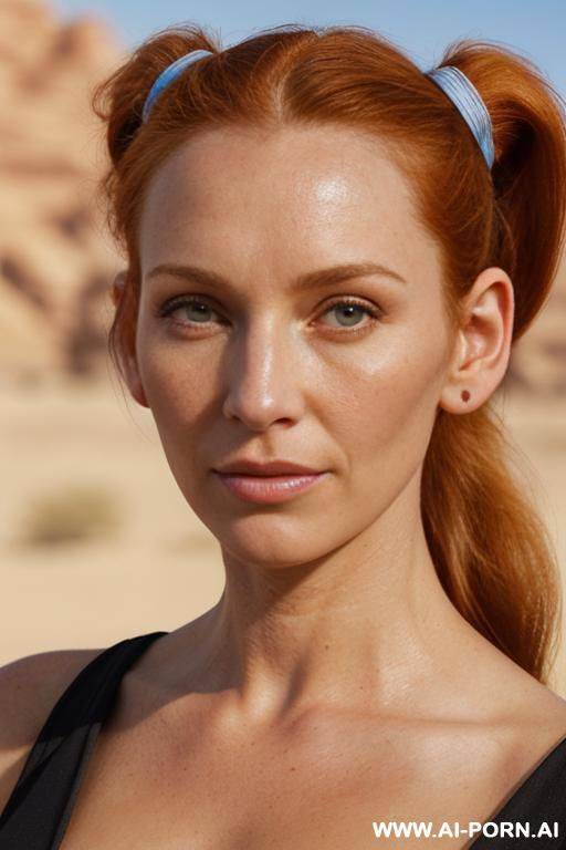 (((face front eyes closeup picture))) both ears equaly on picture ((very very very prominent realistic protruding big wide fl-at ears stick out unusually)) ((wide big fla-t human ears)) (her own - #main