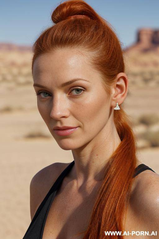 (((frontal close-up view straight into the face))) ((very very very prominent realistic protruding big wide fl-at ears stick out unusually)) ((wide big fla-t human ears)) (her own real ears are - #main