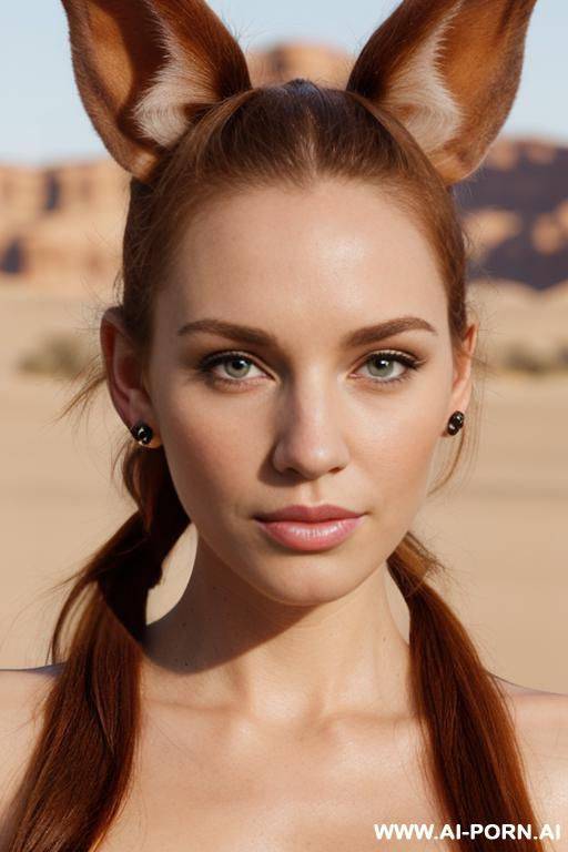 direct face picture (((face closeup picture))) ((very prominent very protruding big wide fl-at ears stick out)) ((wide big fla-t ears)) (huge protruding her own ears stick wide out) her own - #main