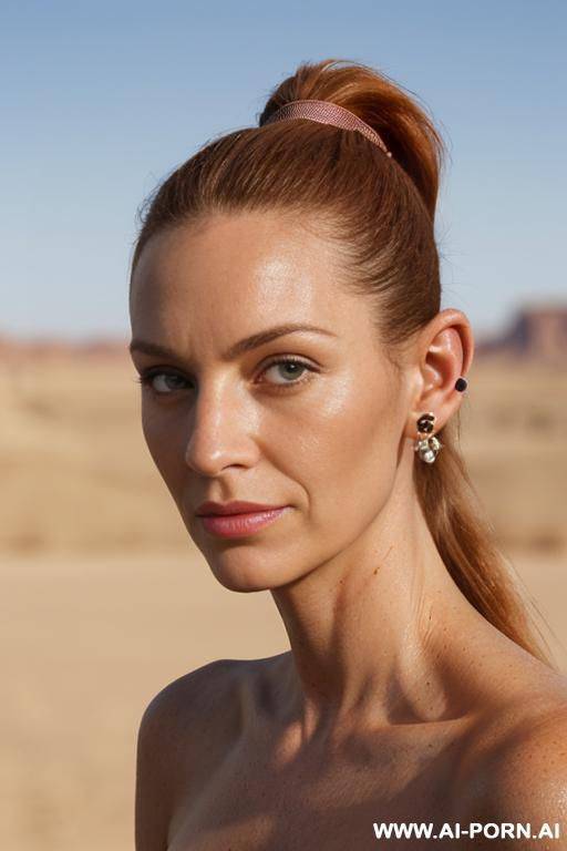 ((((the most prominent realistic extra protruding real ears)))) ((wide big fla-t human ears)) (her own real ears are protruding so they stick wide out) very prominent protruding ears wide stick out to sides, her own human ears are protruding sticking out - #main