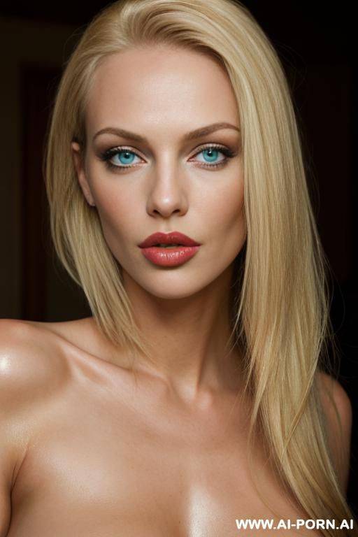 supermodel, , blonde, green eyes, pout mouth, full lips, superskinny, portrait - #main