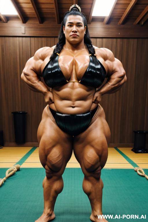 giant polynesian queen, extreme muscles, large frame, sturdy - #main