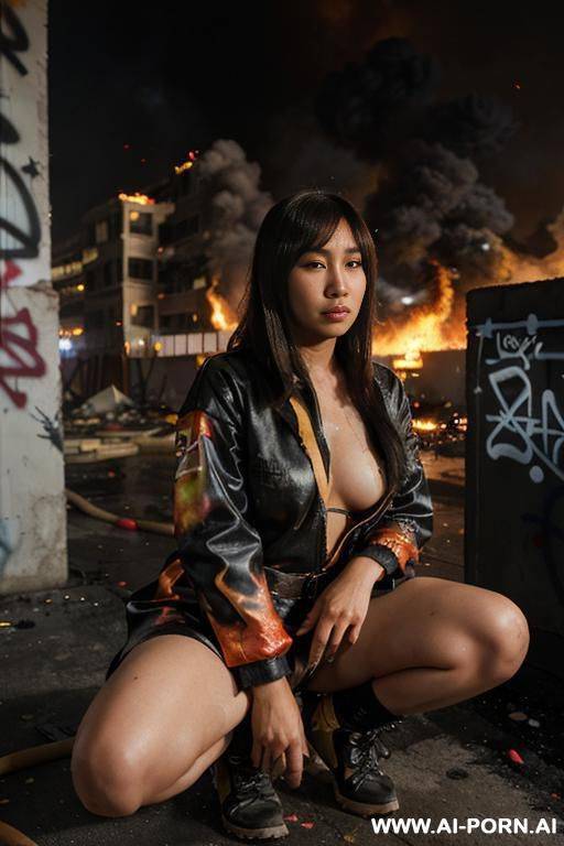 tall mature asian mongolian tan she touches cock - #main
