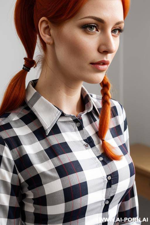 (close up) (plaid shirt) - #main