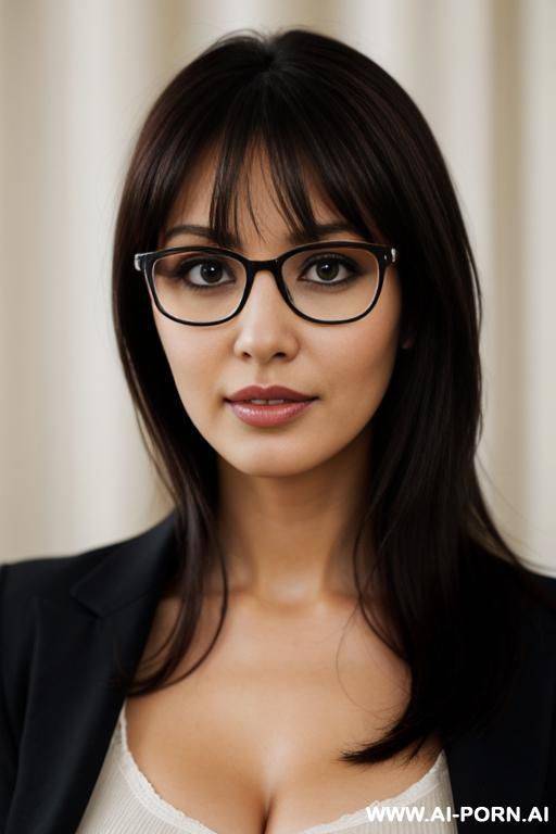 shy, timid, glasses - #main