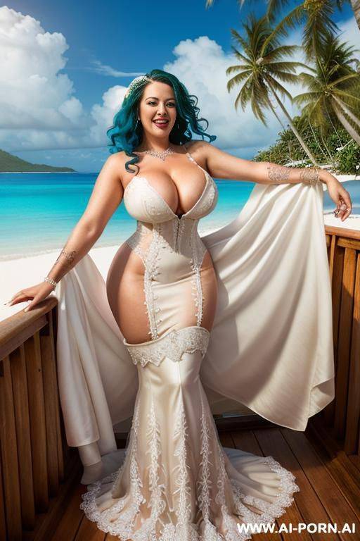 (((cleavage))), (((gigantic boobs))), lipstick - #main