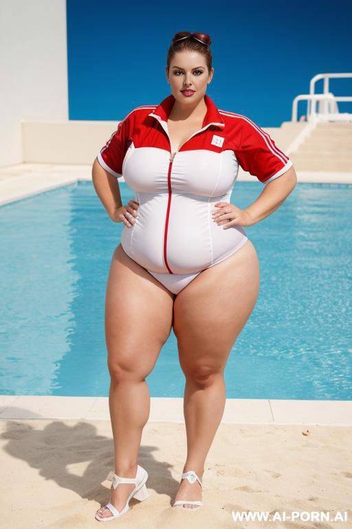 obese, huge thighs - #main