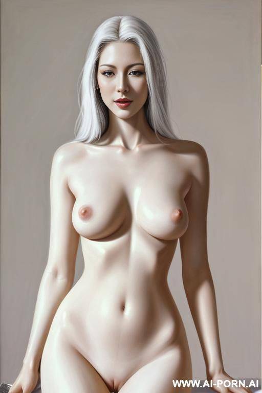hyperrealism painting. very beautiful sexy orgazm slight smile face, totally nude perfect body. white skin. in random various sexual poses. in random various places. accessories .full-length view. art. - #main