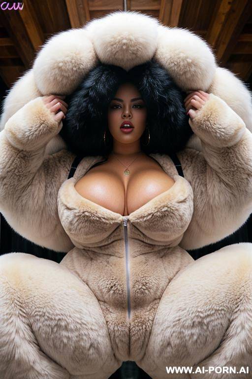 thick fur body suit, huge fluffy cow furry suit, hairy pussy, hyper inflated loose pussy, ((full furry body suit)), spreading massive pussy, hyper fluffy fur suit, ((hyper overflowing swollen pussy - #main
