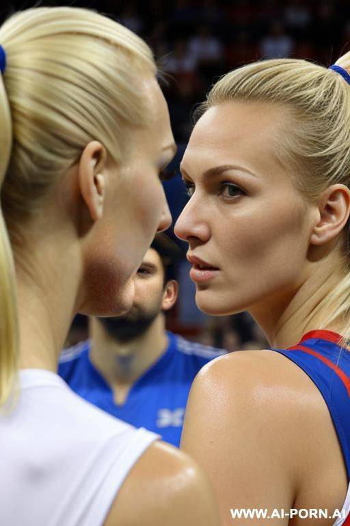 russian volleyball player blonde ponytail - #main