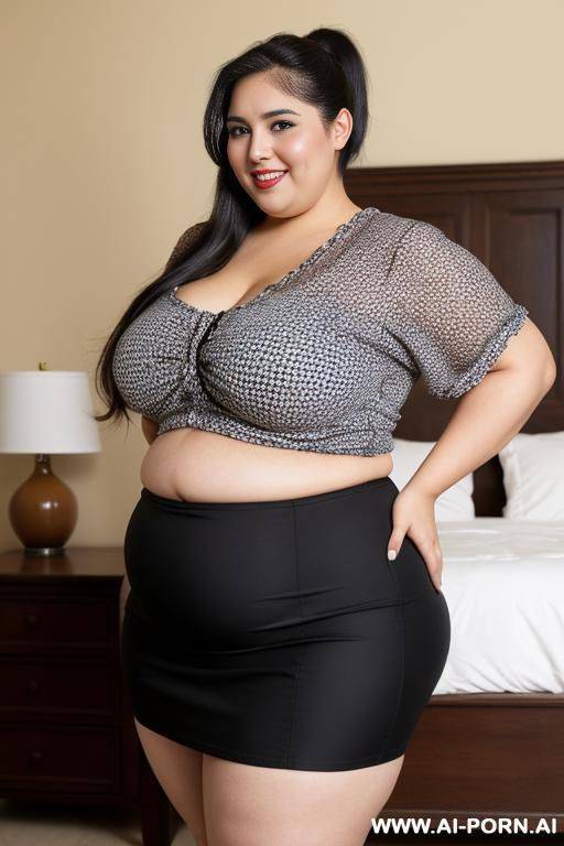 mexican, pretty, hourglass shaped, eyeliner, extra thicc - #main