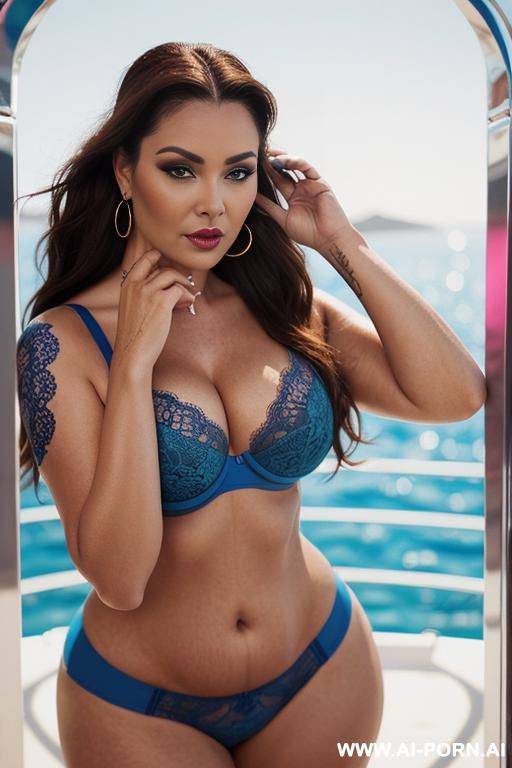 (((perfect curvy hourglass figure, sexy curvy body, most realistic, real photo milf))) ((beautiful lace lingerie)) ,(( pink plump lips)). - #main