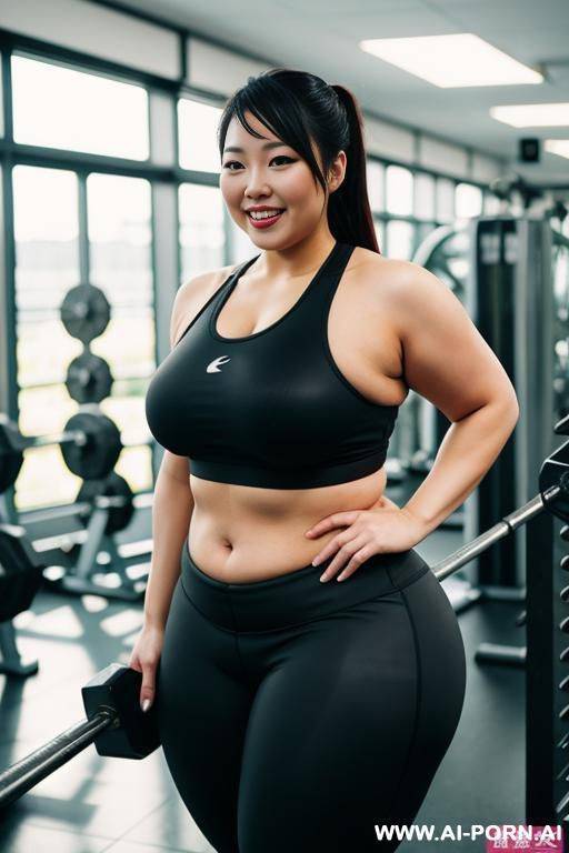thick asian . gym . smiling tights - #main