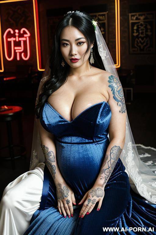 china dress, white skin, pregnant - #main