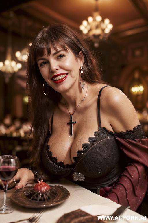 (((((boobs covered))))), (((extremely gigantic teardrop boobs))), black ethnicity, (((((extremely dark skin))))), (((((grandmom))))), ((((hairy pussy)))), (((very long strong voluminous hair))), (((((massively - #main
