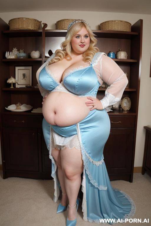 big belly, fat, thick, stuffed with food, big fat vagina - #main