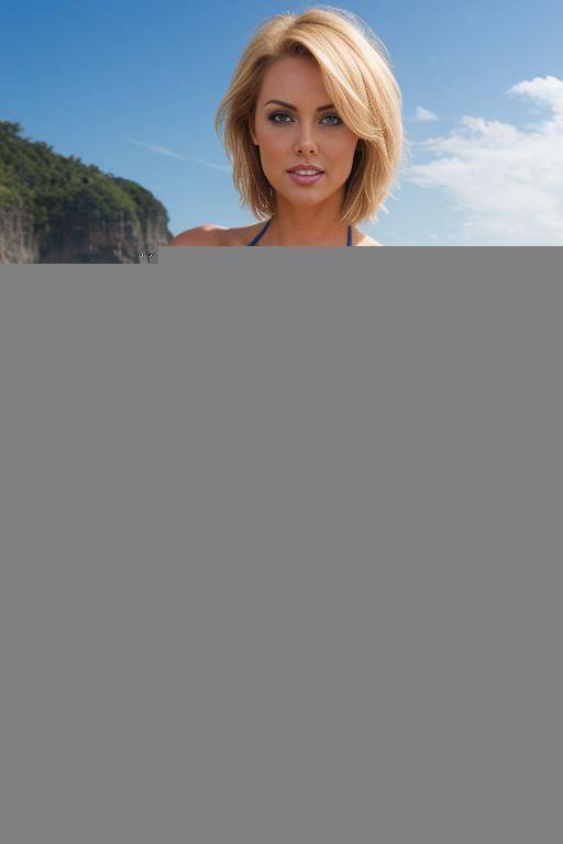 tall busty curvy american hotwife, tanned, short pixie blonde hair, blue eyes, gorgeous face, massive boobs, massive boobs, waist, thick legs, huge ass, thick legs, thick legs, seductive, beach, standing up, full body picture, g string micro bikini - #main