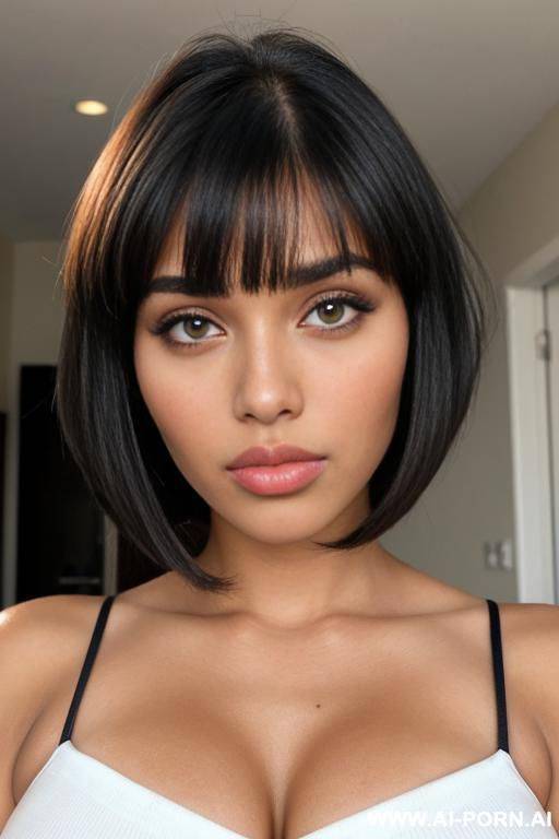natural beauty, tanned skin, caucasian spanish mix, pout mouth, full lips, snub nose, big eyes, - #main