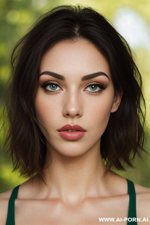 natural fit lady, ((snub nose)), pout mouth, full lips, - #main