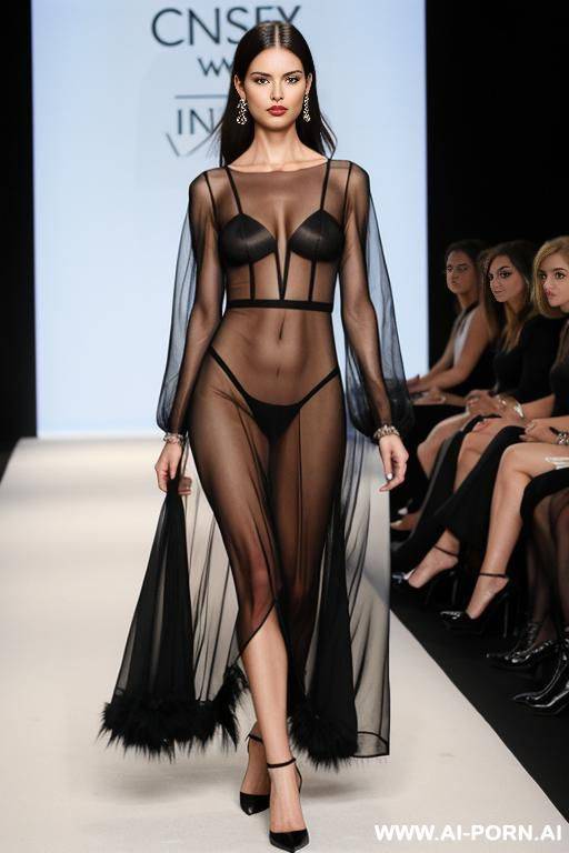 catwalk transparent dress pussy - #main