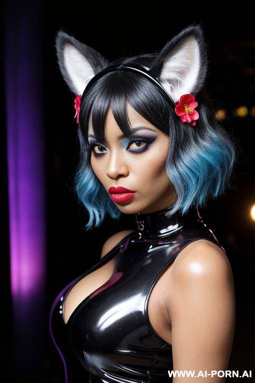 latex , domina, asian, latex globes, big eyes, glossy, big lips, red eyes, huge lips, - #main