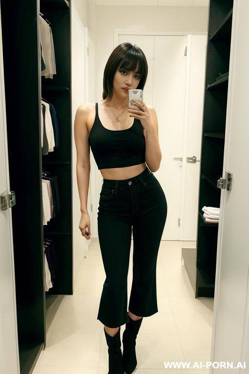 full body portrait, wide hips, arms crossed - #main