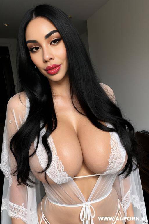 white african black mixed race, massive huge gigantic boobs, (((big lips))), (((large lips))), long voluminous wavy hair - #main