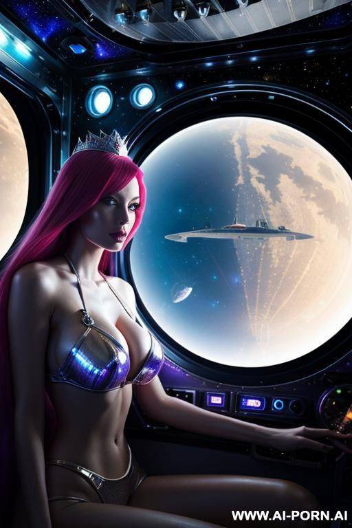 (extraterrestrial princess) (inside space ship) - #main