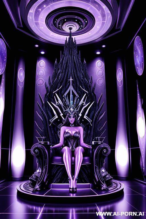 (extraterrestrial princess) (space ship) (throne room) - #main