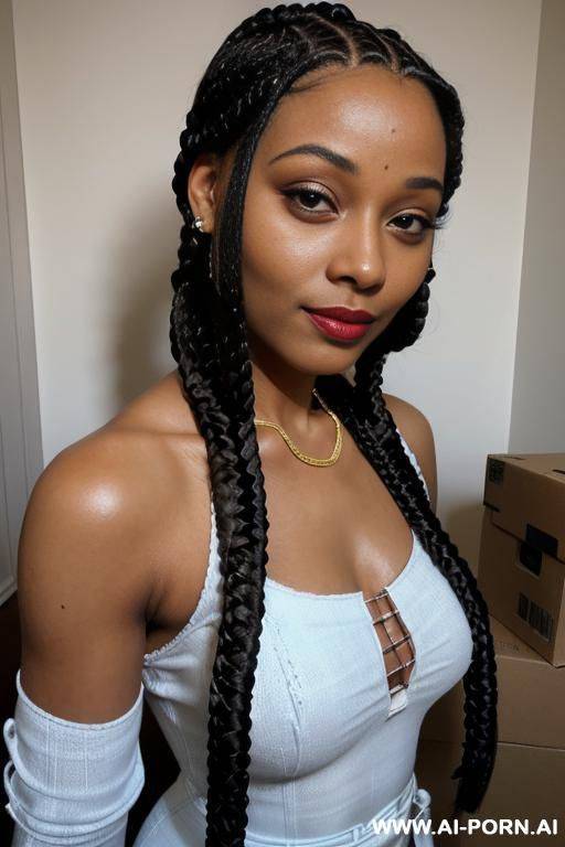 (((box braids))) (((pretty))) (((gorgeous))) (((model))) - #main