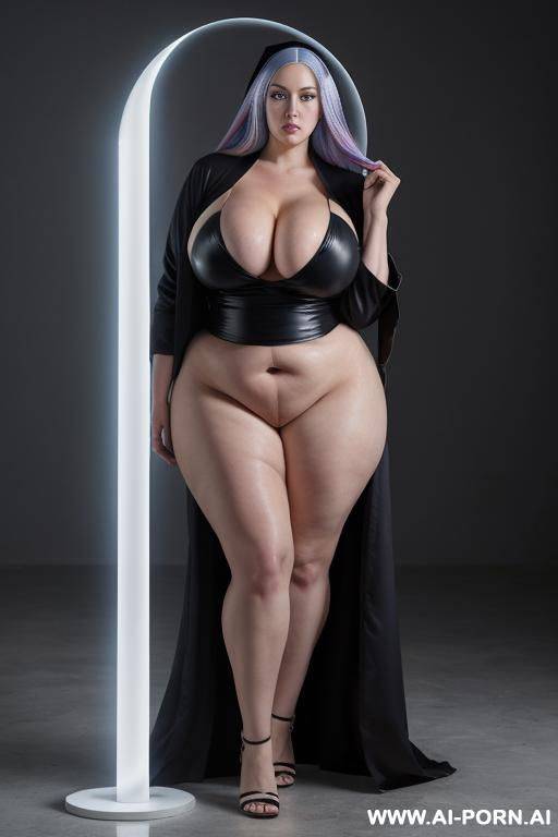 long hair, thick hair, messy hair, blonde, tall, giantess, giant, huge boobs, massive boobs, ((0 zz-cup)), hourglass body, thick thighs, wide hips, thick ass, huge ass, tall, milf, pawg, tall, - #main