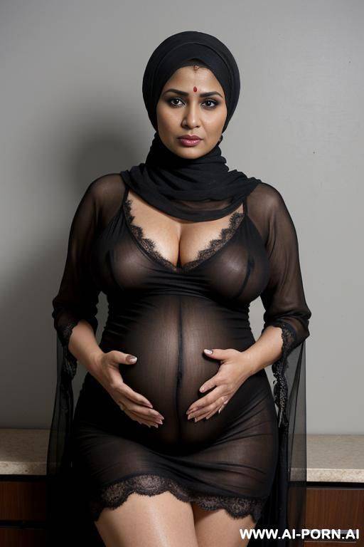 mature ugly 50 year old pakistani women with huge natural saggy breast wearing a hijab and shal kameez - #main