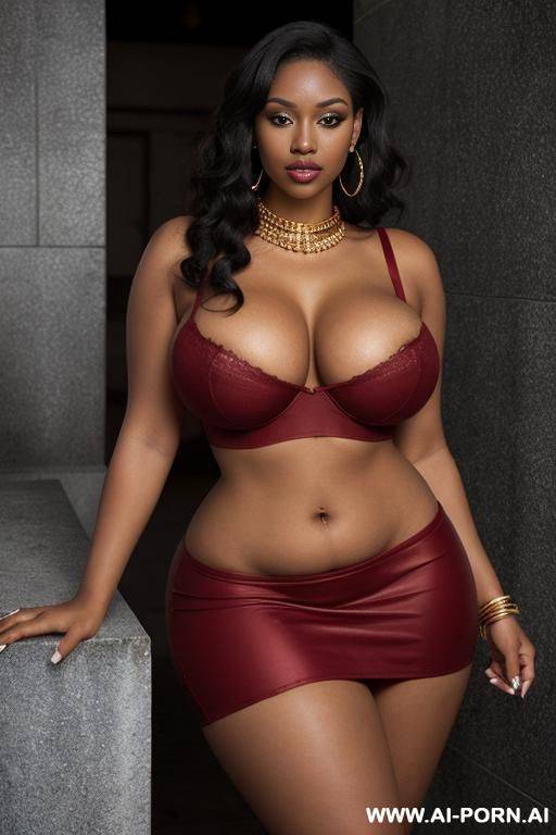 (((wide))) lips, (((expressive eyes))), heavy hoop earrings,.(((slutty chav))), (porn star), (bangles), massive heavy golden neckcollar, long fluffy curly hair, eye contact, seductive, perfect, red polished nails, high heels - #main