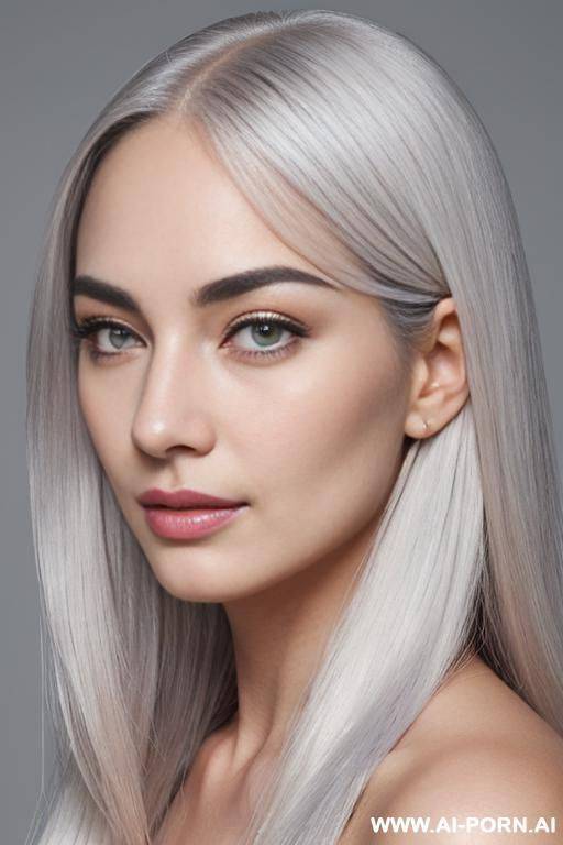 women, age 35, 1.65 h s, long hair, white hair, white skin, snub nose, boobs, elastic ass, oval face, nudes.she has a fair complexion and delicate, symmetrical facial features. her face is - #main