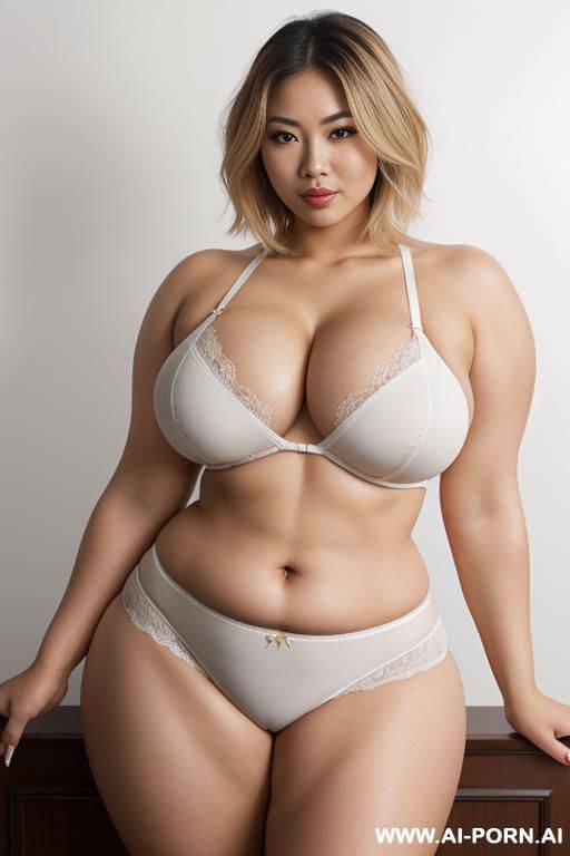 ultra realistic, hyper realistic, asian milf, asian mother, 30 years old, pretty face, beautiful perfect face, smirk seductive expression, seductive vulgar pose, saggy ultra huge gigantic tits, huge - #main