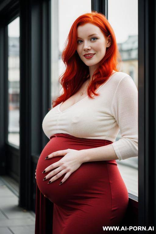 pregnant red hair - #main