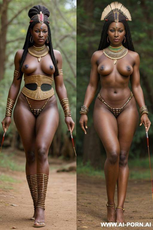 ancient african princess in traditional clothes - #main