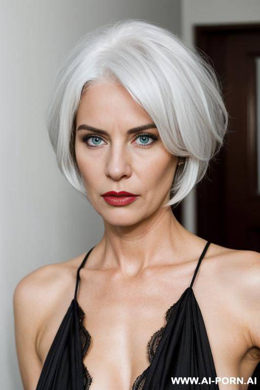 white hair - #main