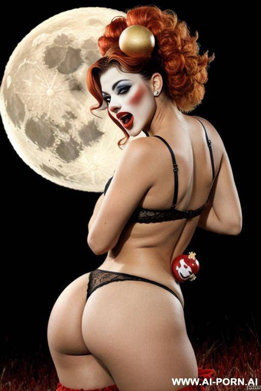 angry crazy clown with big ass - #main