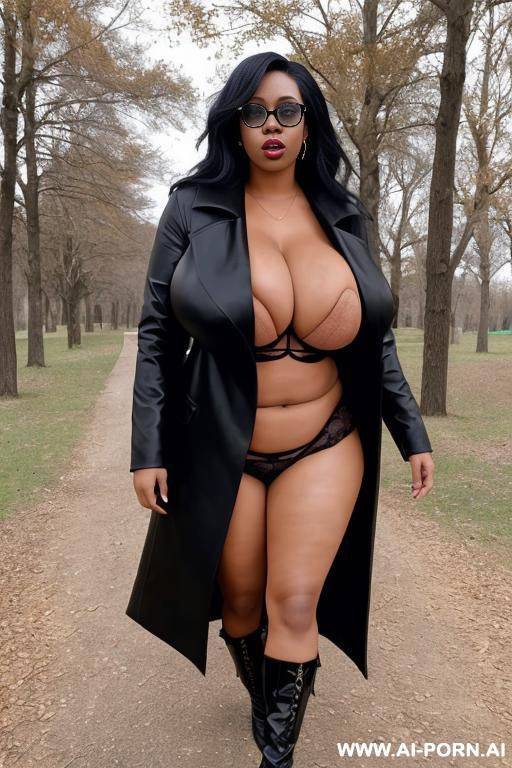 gigantic massive huge inverted boobs black woman - #main