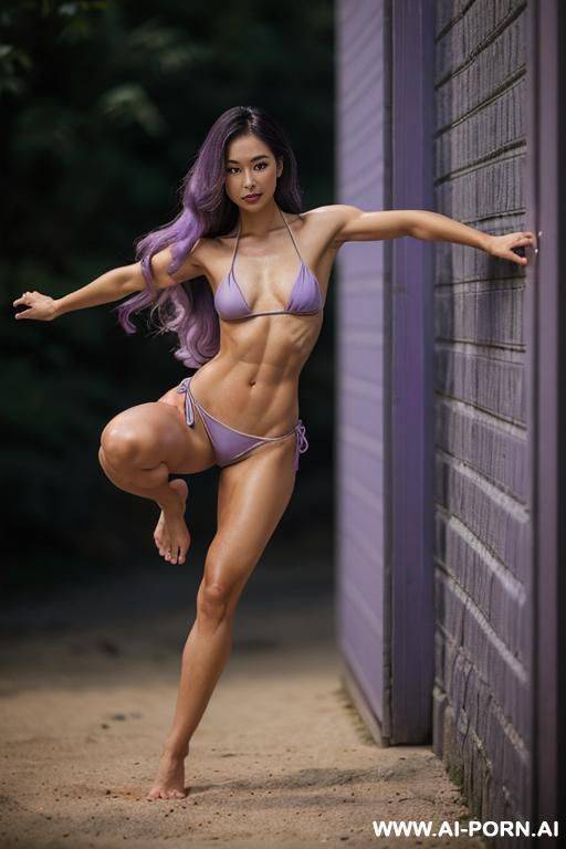 ((topless)), ((natural breasts), (pretty asian face), (wide hips), (soft seductive smile), (naked), - #main
