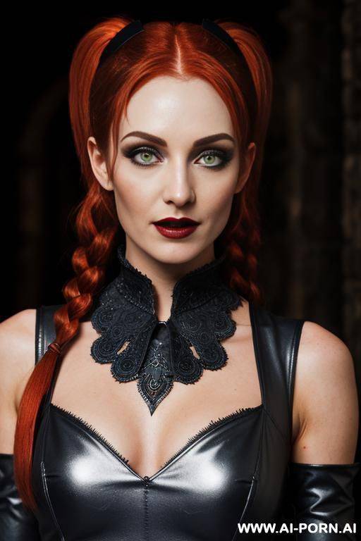 confident lady vampire, scary badass vampire fangs, seductive wide smile smirk, deep forests old ruins, (hypnotic glow art, uv reactive), shining magic hazel eyes, sleeveless, natural ashen skin, - #main
