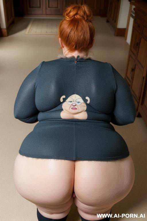 old granny, totally naked, giant boobs, giant breasts, huge ass, thick thighs, hairy pussy ((big hairy pussy)) giant hair ((giant pubes)) - #main