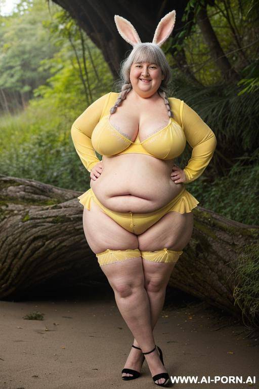 fat ass old women and camel toe panties.gigantic saggy fat boobs.grabbing high tail braids.clothes tight.saggy fat thick legs.overflowing boob meat - #main