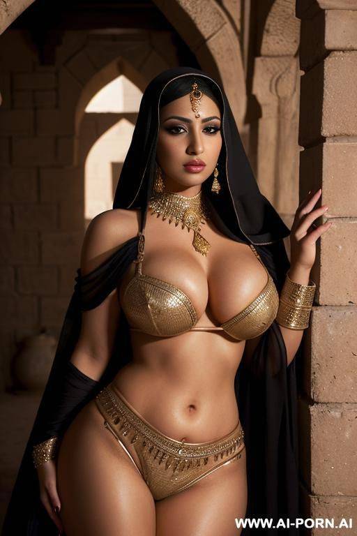 arab woman, sexy outfit, big hips, thick thighs - #main